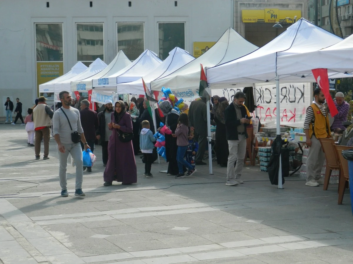 İyilik Derneği kermesi Elazığ 15 Temmuz Meydanı’nda gerçekleşti! Gazze İçin Destek Yapıldı.