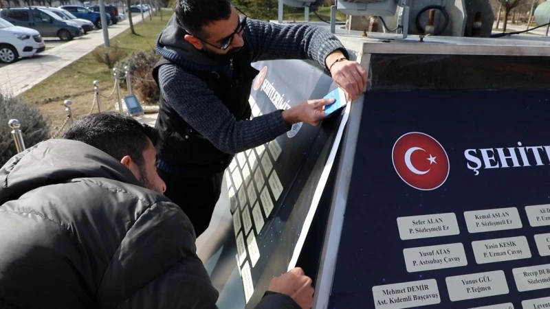 Elazığ’da Şehitler Anıtı Vefayla Yeniden Ayağa Kaldırıldı