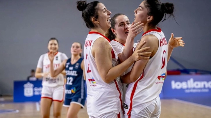 18 Yaş Altı Kız Milli Basketbol Takımı, İsrail'i 66-57 mağlup etti