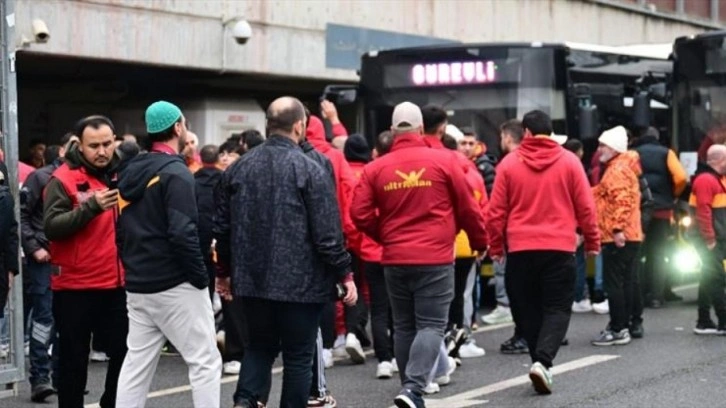 2 bin 500 Galatasaray taraftarı derbi için stada geldi