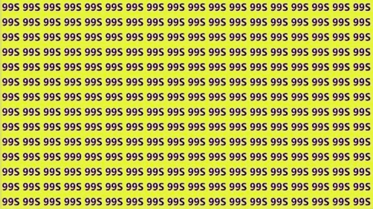 3 saniyelik zeka testi: 999'u gören üstün zekalıdır! Sosyal medyada gündem oldu