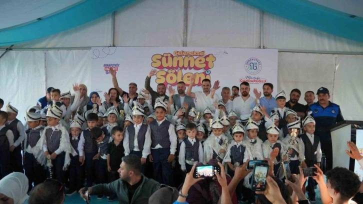 650 çocuk için sünnet şöleni