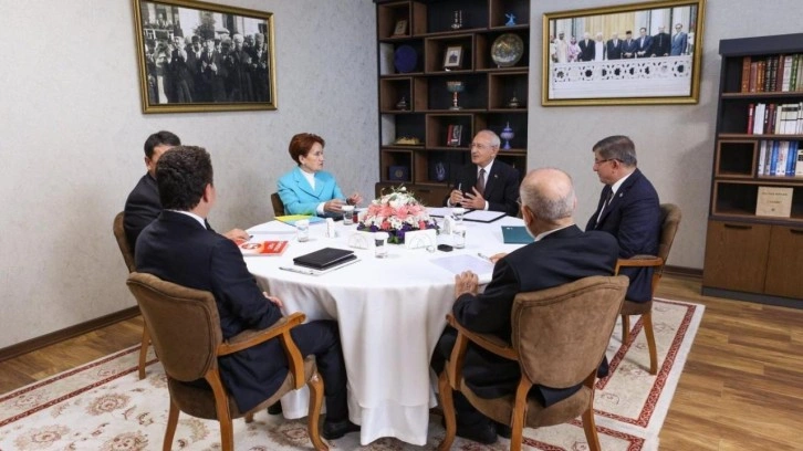 6'lı koalisyon masası genel başkanlarından ortak a&ccedil;ıklama