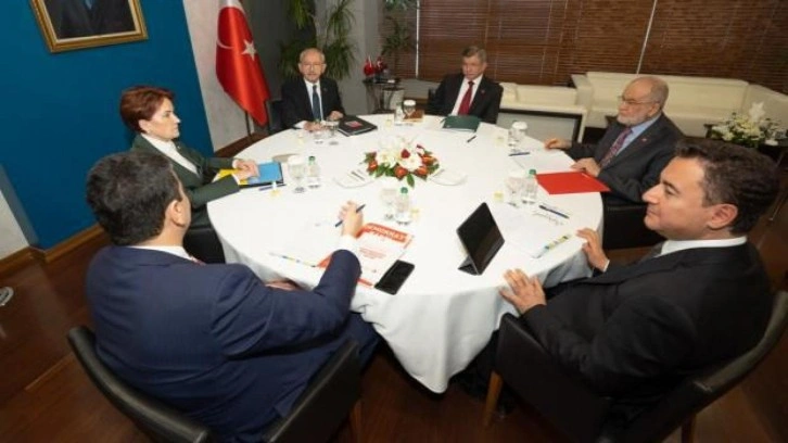 6'lı masa bir araya geldi! Toplantı sonrası a&ccedil;ıklama!