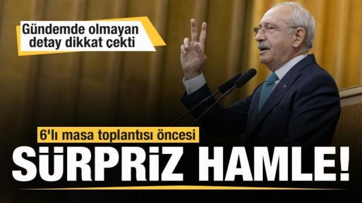 6'lı masa toplantısı &ouml;ncesi s&uuml;rpriz hamle! G&uuml;ndemde olmayan detay dikkat &ccedil;ekti