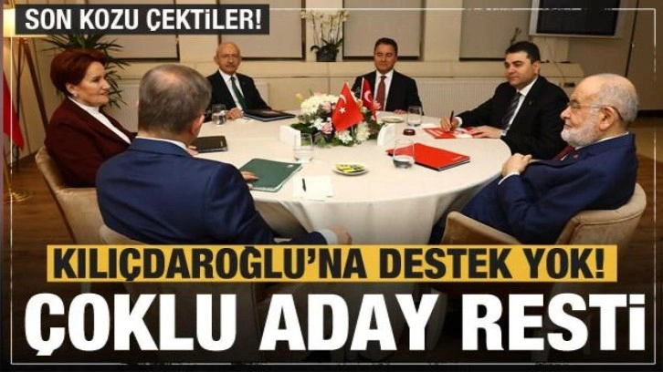 6'lı masadan tek aday &ccedil;ıkmayacak! İYİ Parti'den Kılı&ccedil;daroğlu'nu &uuml;zecek rest