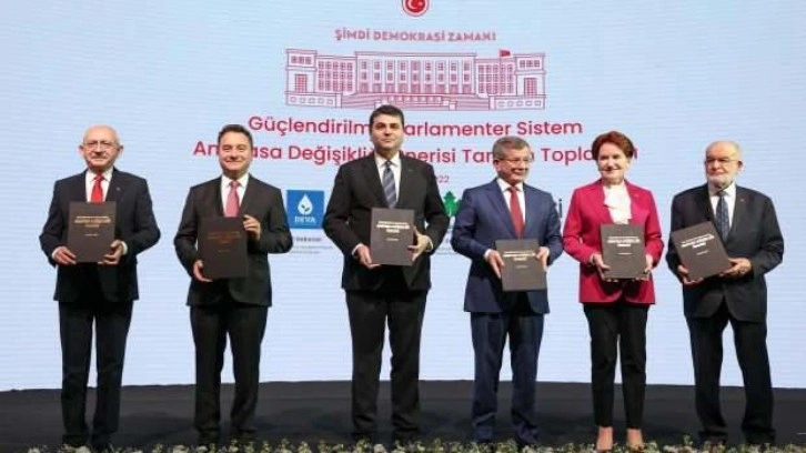 6'lı masanın &ldquo;anayasa değişikliği&rdquo; &ouml;nerisinden "vesayet" &ccedil;ıktı