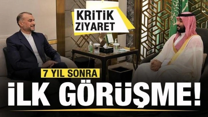 7 yıl sonra ilk g&ouml;r&uuml;şme! Suudi Arabistan'a kritik ziyaret