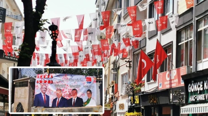 7&rsquo;li koalisyon bildiğini okudu! Se&ccedil;im yasağına uymadılar, okula bile afiş astılar