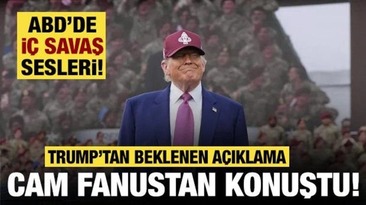 ABD'de iç savaş sesleri: Trump kurşun geçirmez cam fanustan konuştu!
