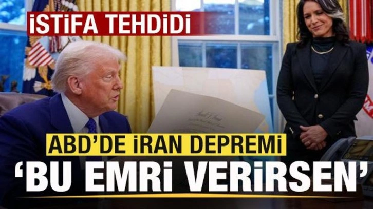 ABD'de İran depremi! İstifa tehdidi: Bu emri verirsen...