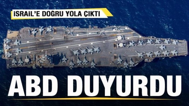ABD, İsrail&rsquo;e u&ccedil;ak gemisi g&ouml;nderdi
