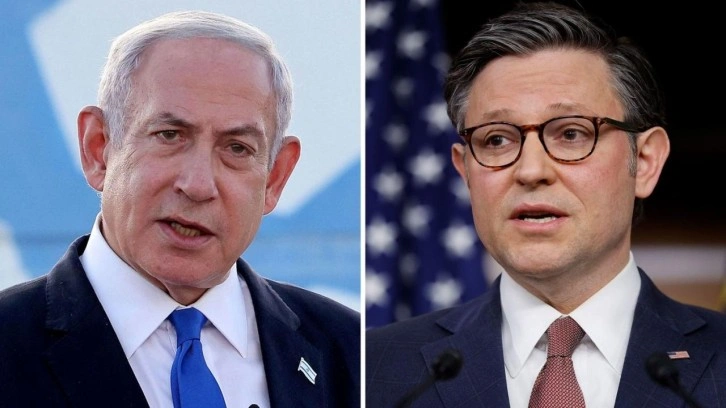 ABD Temsilciler Meclisi Başkanı Johnson, Netanyahu ile bir araya geldi