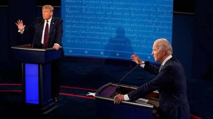 ABD'deki son se&ccedil;im anketinde Trump Biden'a fark attı
