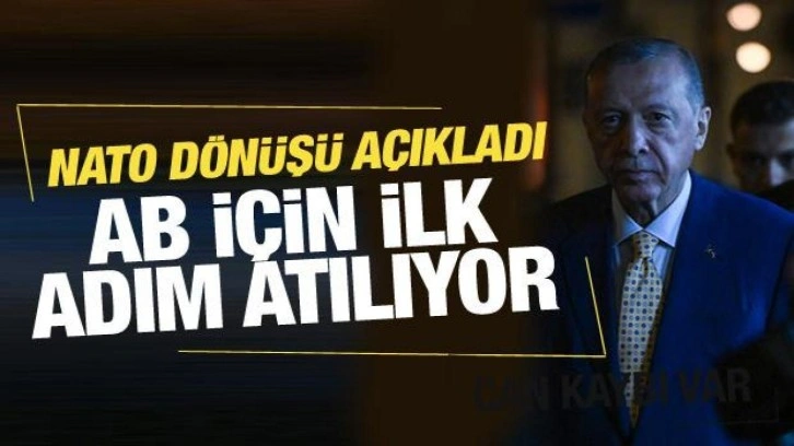 AB'ye &uuml;yelik i&ccedil;in ilk adım atılıyor! Erdoğan NATO sonrası a&ccedil;ıkladı