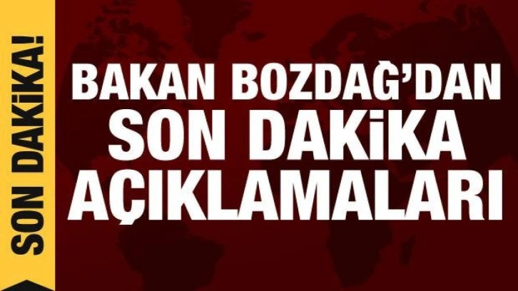 Adalet Bakanı Bozdağ'dan Başkent Kulisi'nde &ouml;nemli a&ccedil;ıklamalar