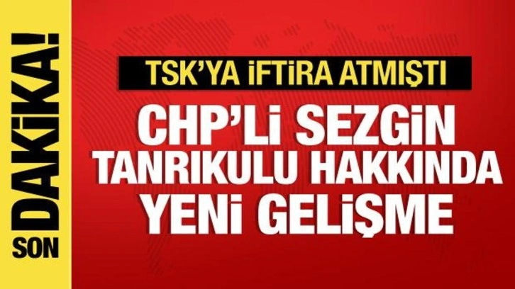 Adalet Bakanı Tun&ccedil;'tan Sezgin Tanrıkulu a&ccedil;ıklaması: Soruşturma izni verildi