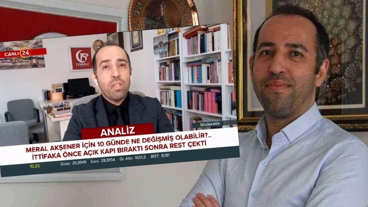 Adem Palabıyık: Meral Akşener, Anayasa &ccedil;alışmalarında Cumhur İttifakına katılacak