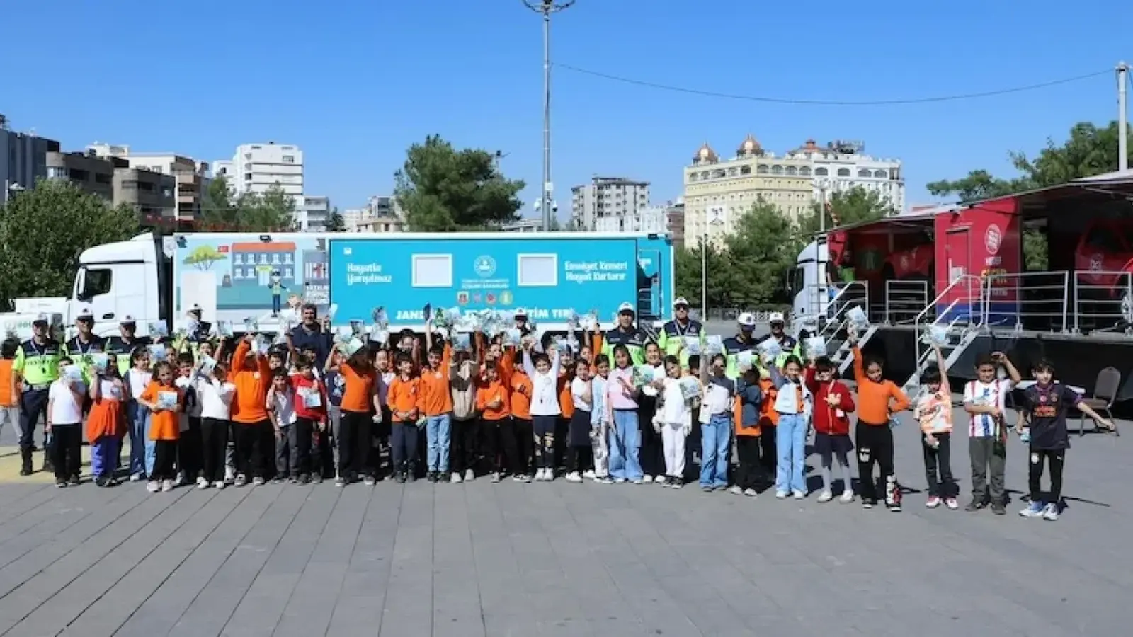 Mardin’de Çocuklara Uygulamalı Trafik Eğitimi