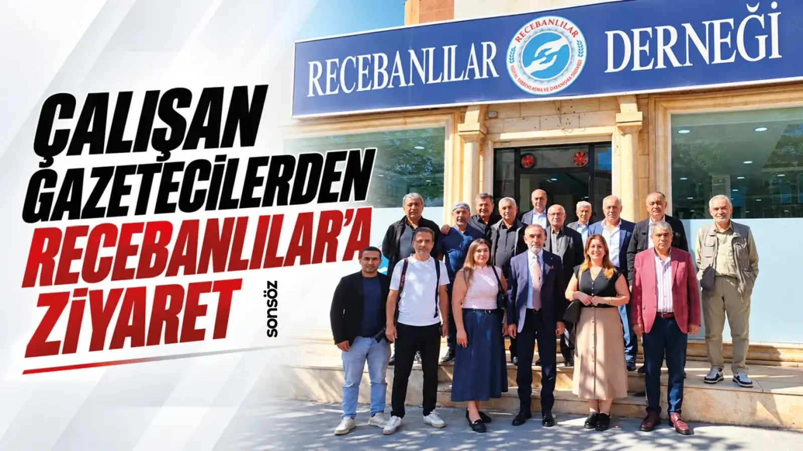 Çalışan Gazetecilerden Recebanlılar’a ziyaret
