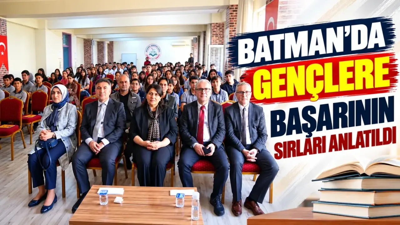 Batman’da gençlere başarının sırları anlatıldı