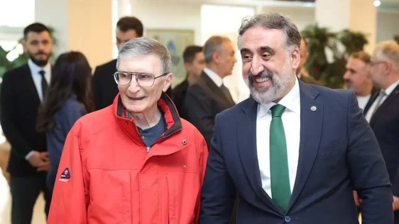 Nobel ödüllü Aziz Sancar Mardin Artuklu Üniversitesini ziyaret etti
