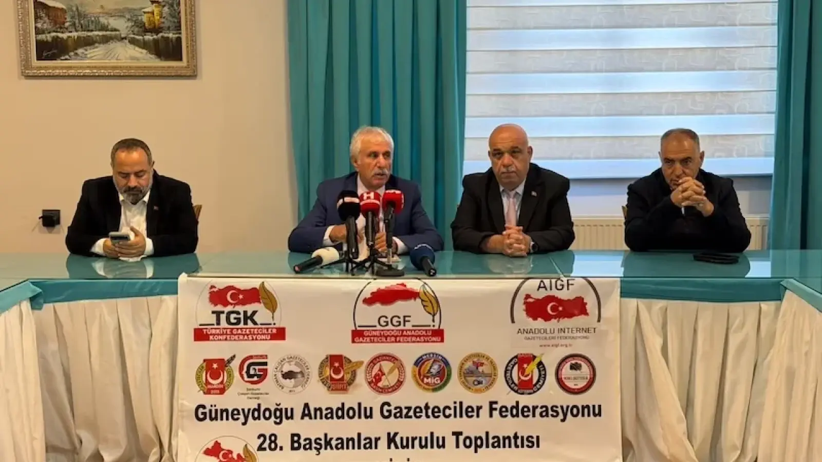 GGF’nin Kilis Buluşmasında Gündem; Yeşil Pasaport ve Basının Sorunları