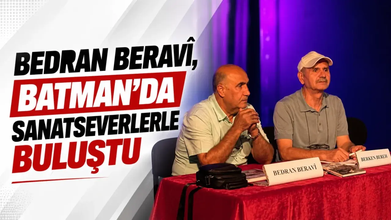 Bedran Beravî, Batman’da sanatseverlerle buluştu