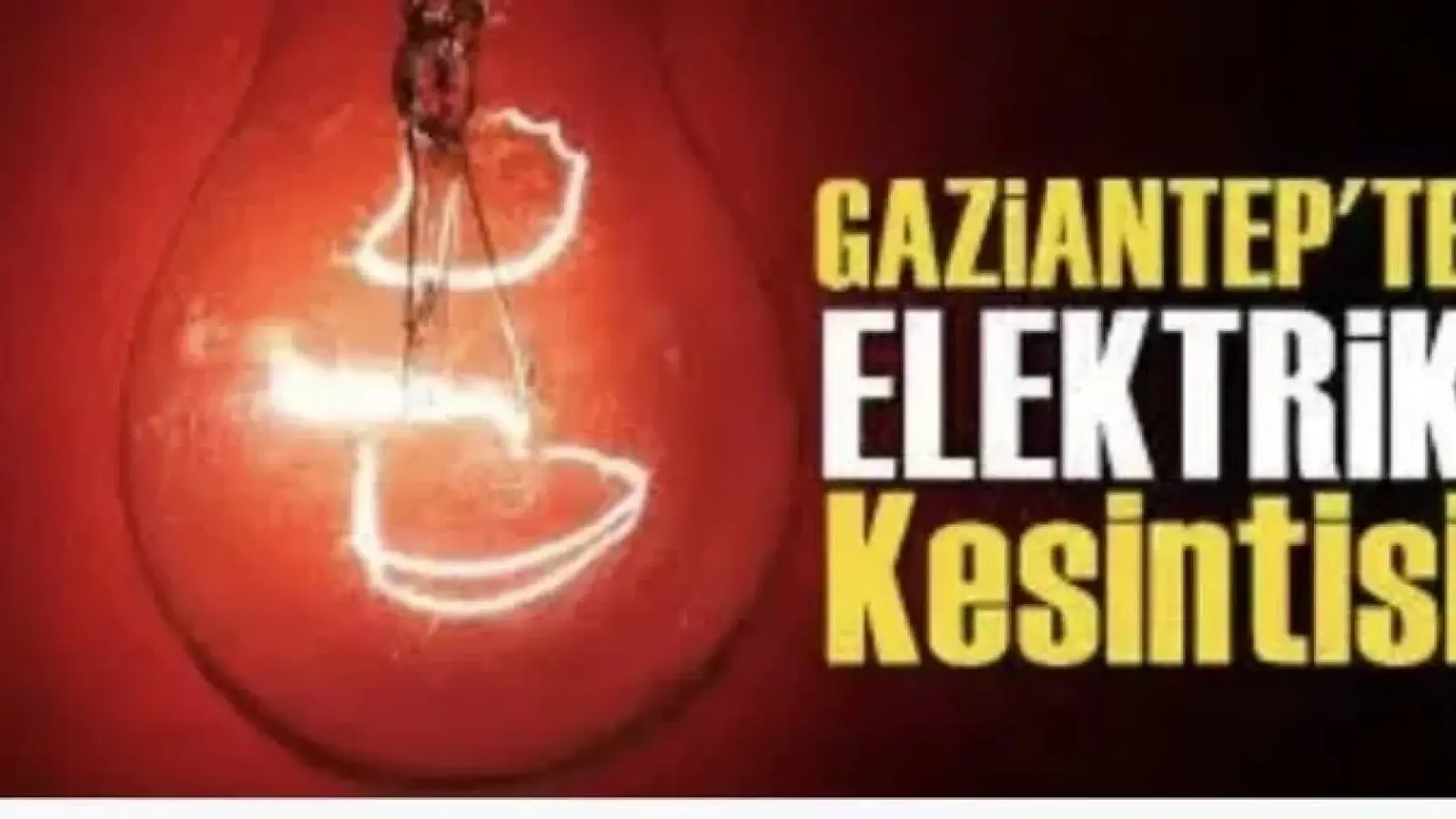 Gaziantep’te 12 Ekim’de elektrik kesintisi: Nizip ve Şahinbey’de birçok sokak etkilenecek