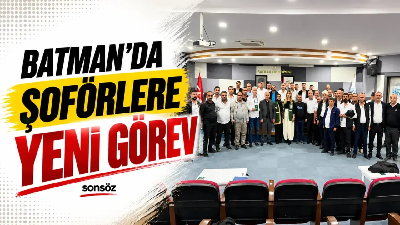 Batman’da şoförlere yeni görev
