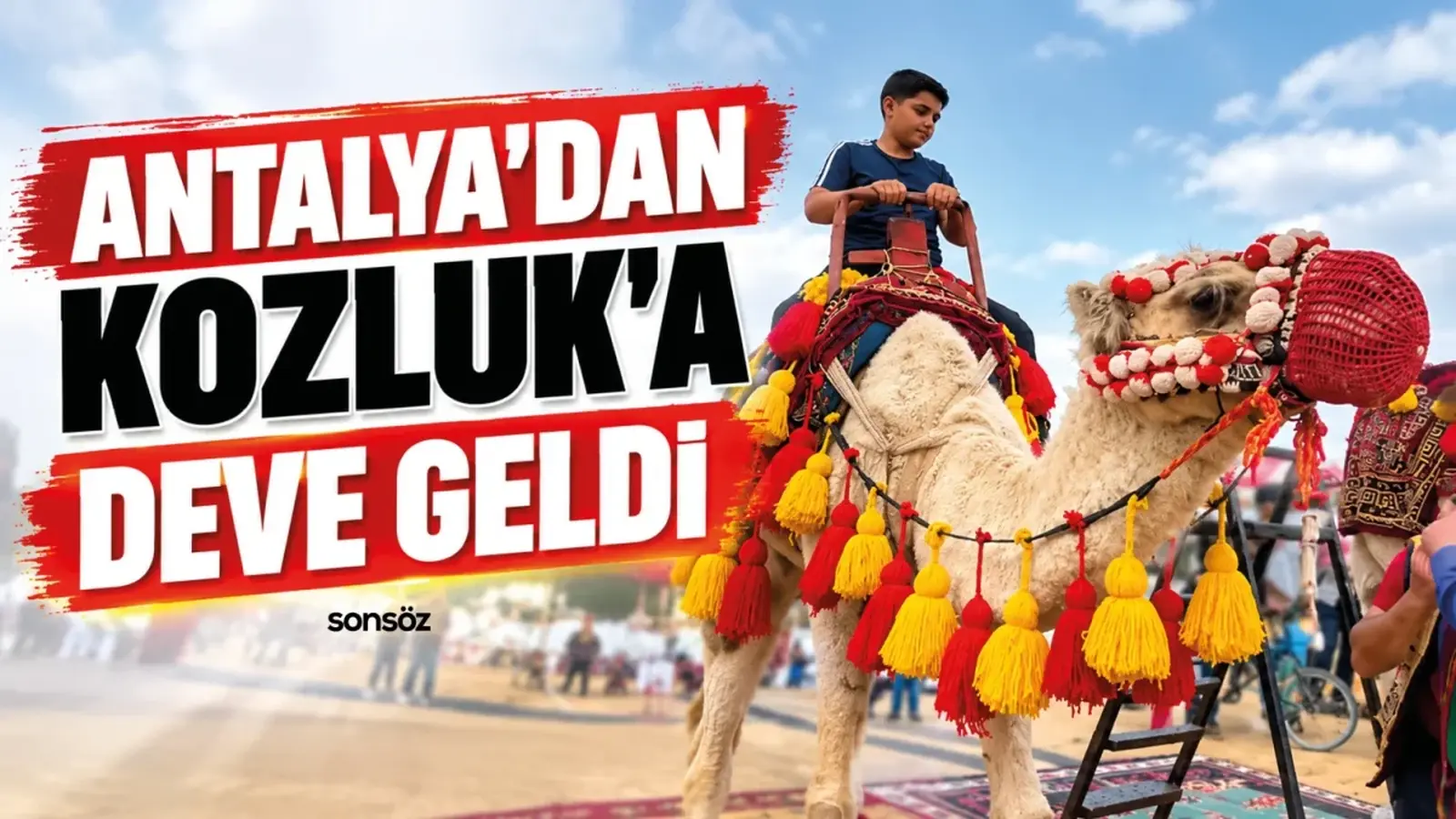 Antalya’dan Kozluk’a deve geldi