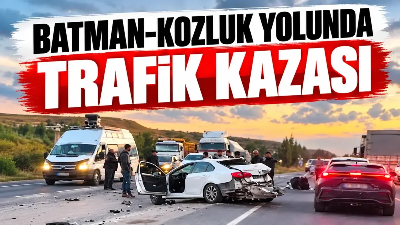 Batman-Kozluk yolunda kaza