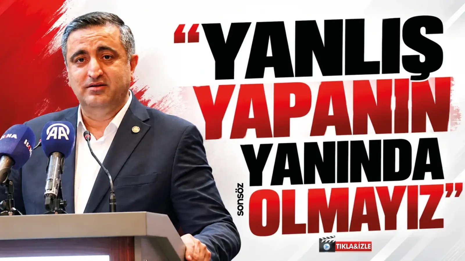 Ramanlı net konuştu; “Yanlış yapanın yanında olmayız”