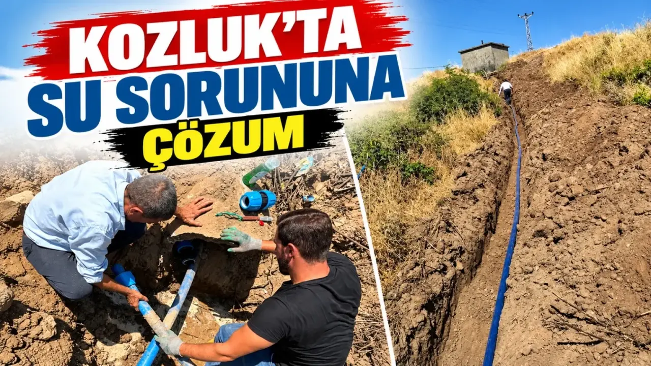 Kozluk’ta su sorununa çözüm