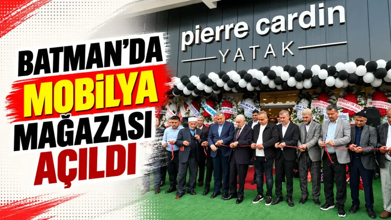 Batman’da mobilya mağazası açıldı