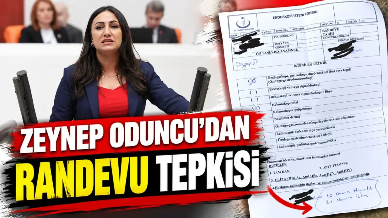 Zeynep Oduncu’dan randevu tepkisi
