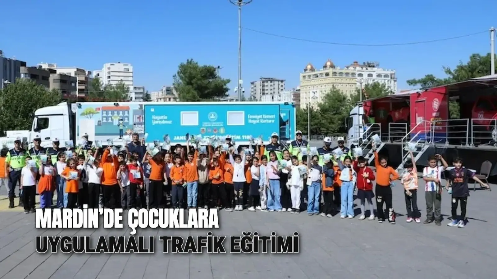 Mardin’de Çocuklara Uygulamalı Trafik Eğitimi