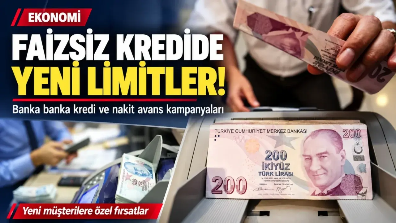 Bankaların faizsiz kredi limitleri güncellendi: İşte banka banka kampanyalar