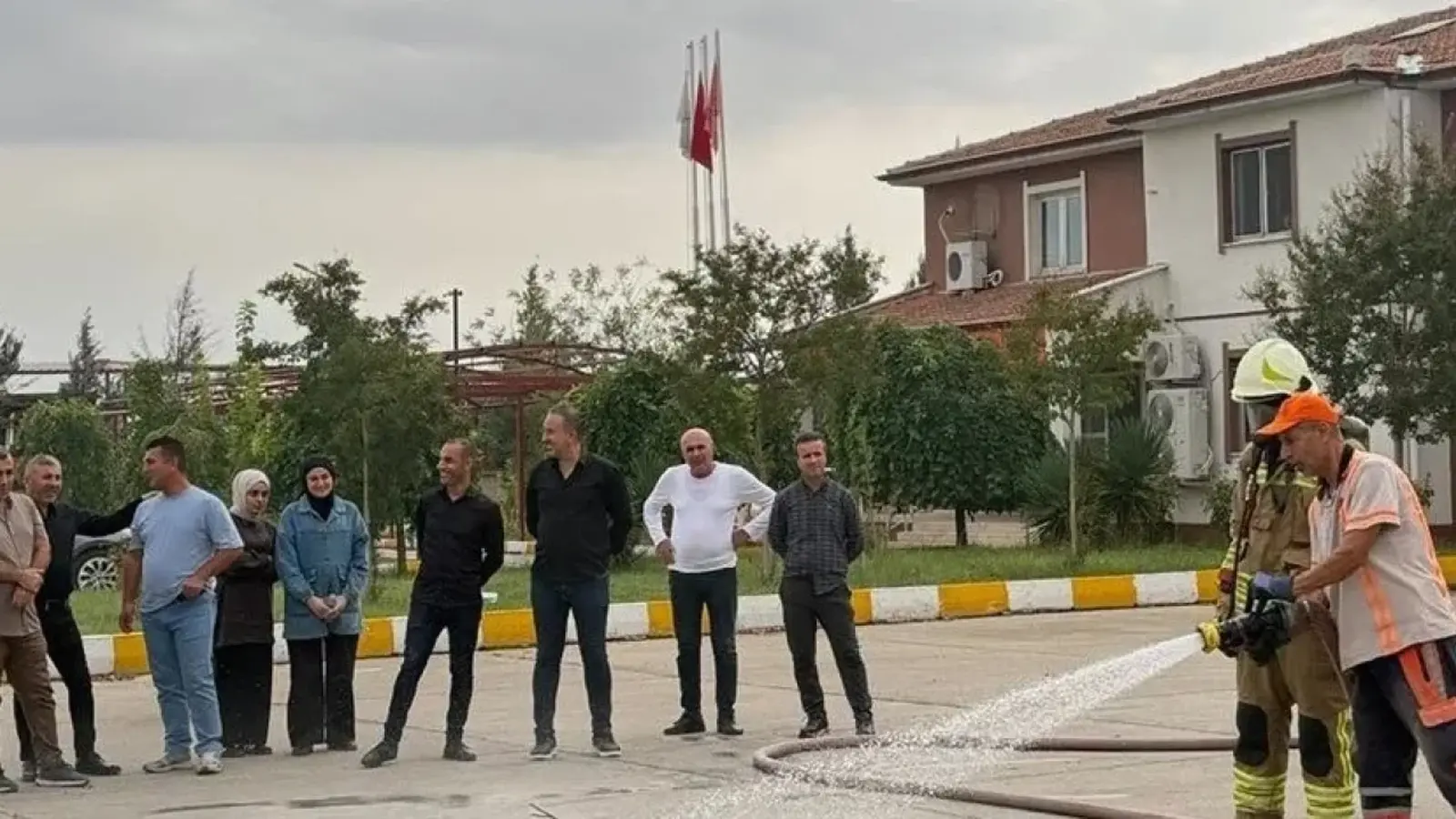 Yangın ve tahliye tatbikatı yapıldı