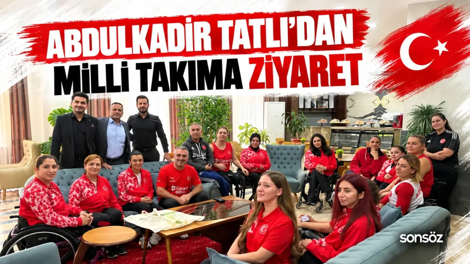 Abdulkadir Tatlı’dan milli takıma ziyaret