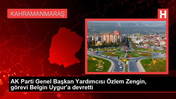 AK Parti Genel Başkan Yardımcısı &Ouml;zlem Zengin, g&ouml;revi Belgin Uygur'a devretti
