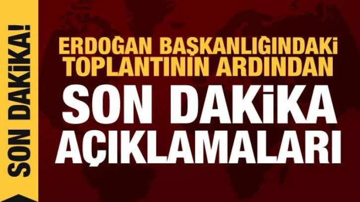 AK Parti MYK sonrası son dakika a&ccedil;ıklamalar