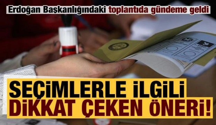 AK Parti MYK toplantısında g&ouml;r&uuml;ş&uuml;ld&uuml;: Se&ccedil;men g&ouml;&ccedil;&uuml;ne 6 ay form&uuml;l&uuml;