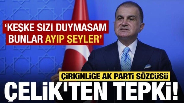 AK Parti Sözcüsü Çelik'ten Özgür Özel'in üslubuna eleştiri: Bunlar ayıp şeyler!