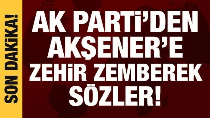 AK Parti S&ouml;zc&uuml;s&uuml; &Ccedil;elik'ten Akşener'e tepki: Haddine değil!