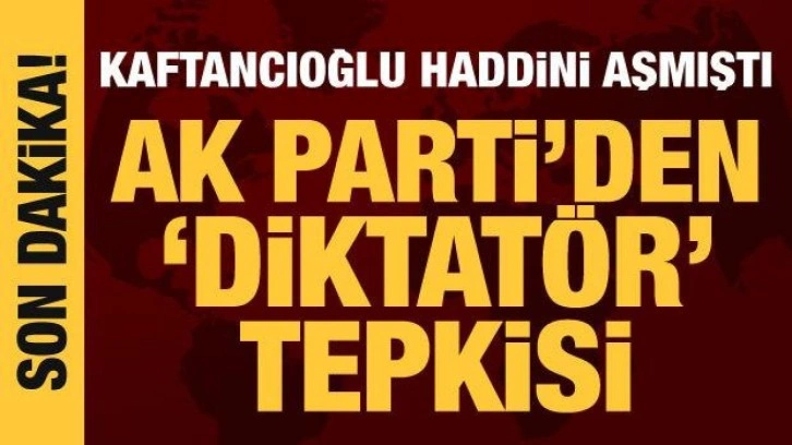 AK Parti S&ouml;zc&uuml;s&uuml; &Ccedil;elik'ten 'diktat&ouml;r' tepkisi: Makama saygısızlık!