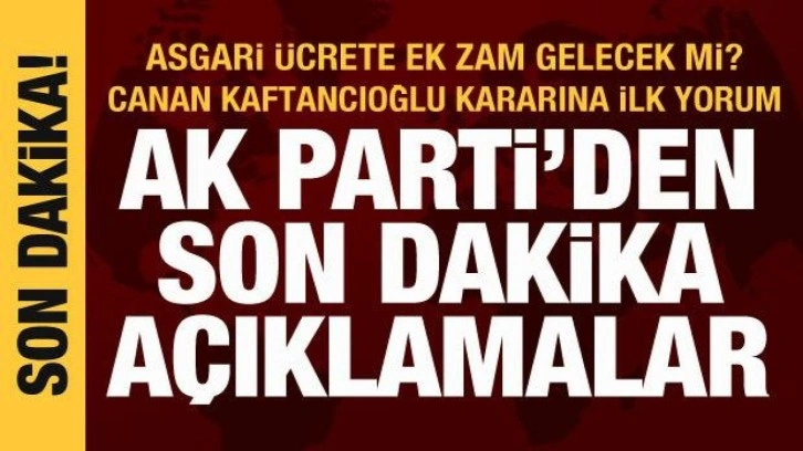 AK Parti S&ouml;zc&uuml;s&uuml; &Ouml;mer &Ccedil;elik'ten Canan Kaftancıoğlu a&ccedil;ıklaması