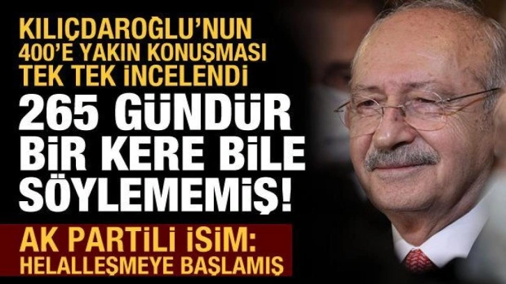 AK Parti'den 265 g&uuml;nl&uuml;k araştırma: Kılı&ccedil;daroğlu hi&ccedil; "FET&Ouml;" demedi