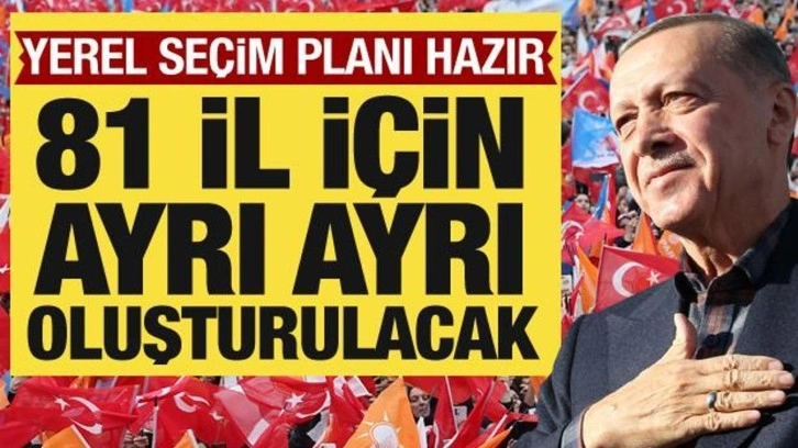 AK Parti'den yerel se&ccedil;im planı: 81 il i&ccedil;in ayrı marka!