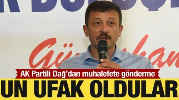 AK Partili Hamza Dağ: Se&ccedil;imden sonra un ufak oldular